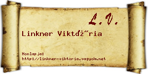 Linkner Viktória névjegykártya